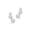 SCROUPLES ØRERINGE MED PERLER I 8 KARAT GULD - 121553