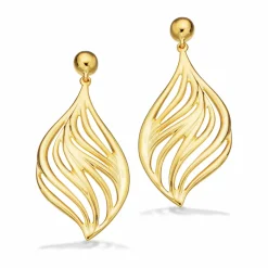 SCROUPLES ØRERINGE SØLV FORGYLDT - 161332