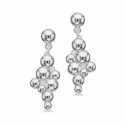 SCROUPLES ØRERINGE SØLV MED KUGLER - 161952