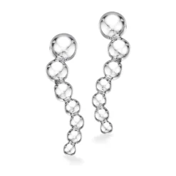 SCROUPLES ØRERINGE SØLV MED KUGLER - 159772