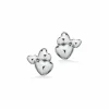 SCROUPLES ØRERINGE SØLV MED HJERTER - 160112