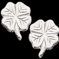 SCROUPLES ØRERINGE SØLV MED FIRKLØVER - 146612