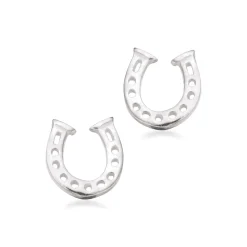SCROUPLES ØRESTIK MED HESTESKO I SØLV - 150962