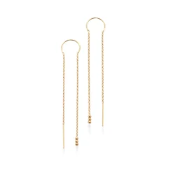 SCROUPLES SØLV FORGYLDT ØRERINGE - 158162