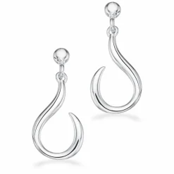 SCROUPLES SØLV ØRERINGE SNOET - 159702