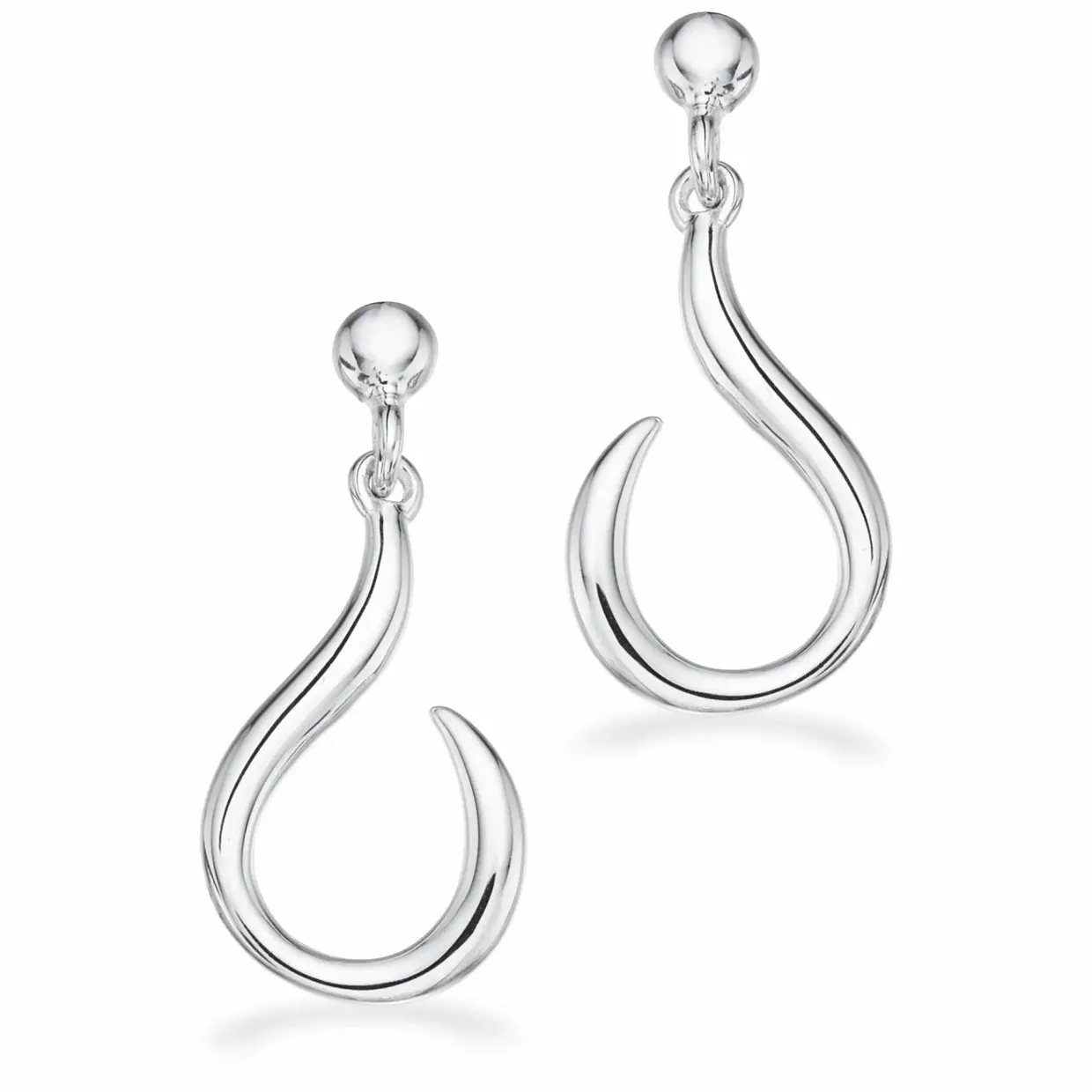 SCROUPLES SØLV ØRERINGE SNOET - 159702