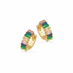 SCROUPLES SOHO CREOL MULTIFARVET MED ZIRKONIA I SØLV FORGYLDT - 161812