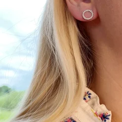 SCROUPLES SOHO ØRERINGE MED ZIRKONIA - 157062