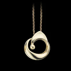 SCROUPLES VEDHÆNG 14 KARAT GULD CIRKEL - 212435