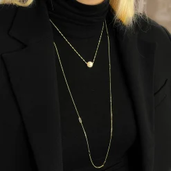 SCROUPLES VEDHÆNG SØLV FORGYLDT MED PERLE - 237062