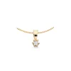 SCROUPLES VICTORIA 14 KARAT GULD VEDHÆNG MED BRILLIANT 0,05 CARAT - 11125,05