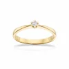 SCROUPLES VIDA RING 8 KARAT GULD MED BRILLANT 0,05 CARAT - 7813,05