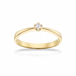 SCROUPLES VIDA RING 8 KARAT GULD MED BRILLANT 0,05 CARAT - 7813,05