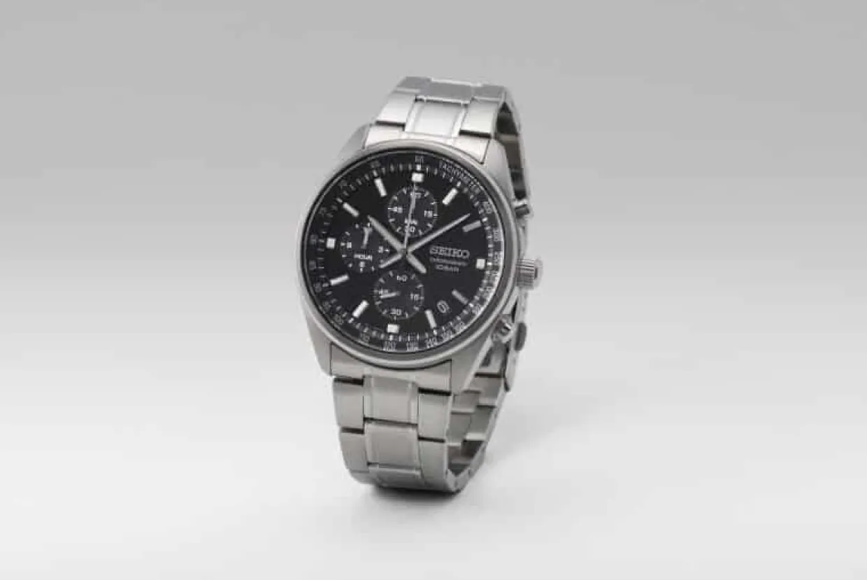 SEIKO CHRONOGRAF HERREUR STÅL MED LÆNKE - SSB379P1