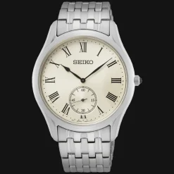 SEIKO CLASSIC UR HERRE STÅL MED ROMERTAL - SRK047P1