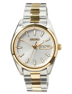 SEIKO HERREUR STÅL/GULD - SUR446P1