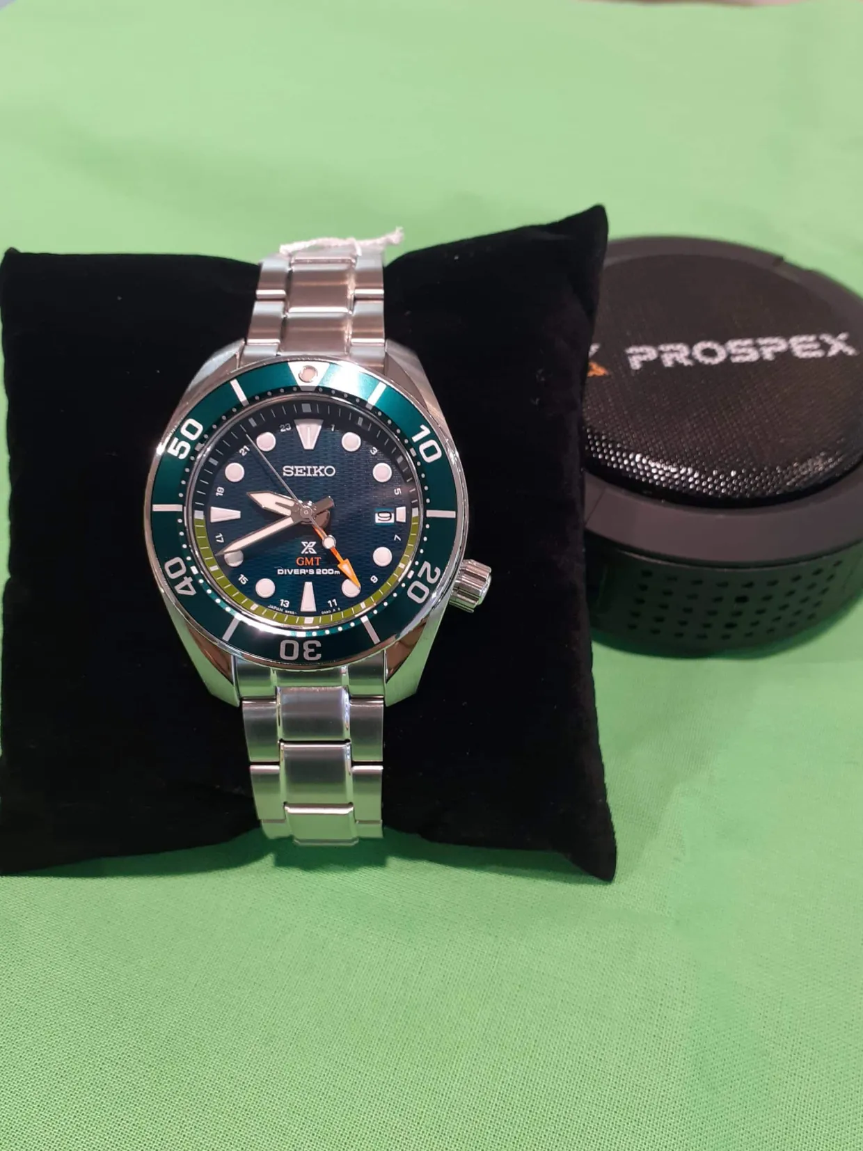 SEIKO PROSPEX GMT DIVERS GRØN - SFK003J1