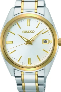 SEIKO UR HERRE MIX LÆNKE MED DATO - SUR312P1