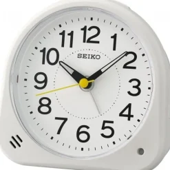 SEIKO VÆKKEUR HVID BIP - QHE188W