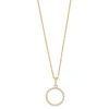 SIERSBØL CIRKEL VEDHÆNG I 8 KARAT GULD MED ZIRKONIA - 20831910300