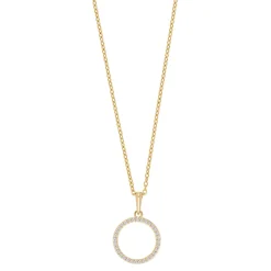 SIERSBØL CIRKEL VEDHÆNG I 8 KARAT GULD MED ZIRKONIA - 20831910300