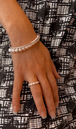 SIERSBØL FERSKVANDSPERLE ARMBÅND SØLV - 80890030900