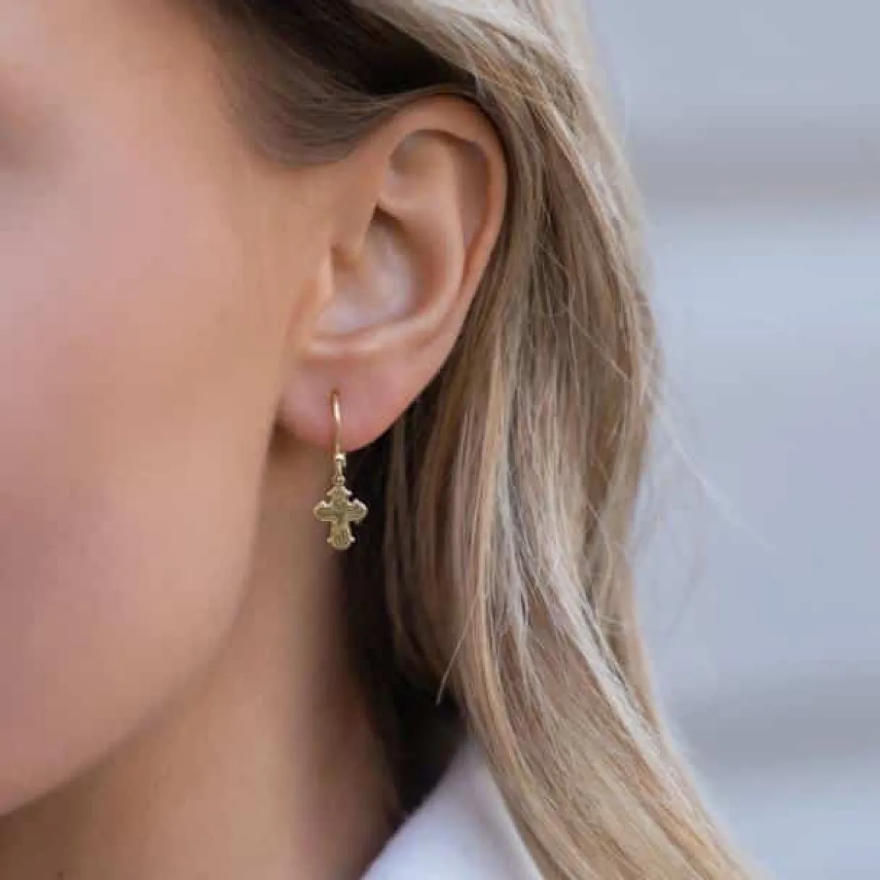 SIERSBØL ØREHÆNGER DAGMARKORS SØLV FORGYLDT - 30257525900