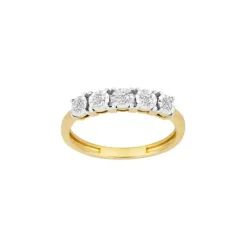 SIERSBØL RING I 14 KARAT GULD MED BRILLANTER - 10050070500