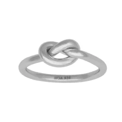 SIERSBØL RING SØLV MED KNUDE - 106700309