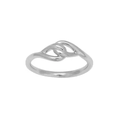 SIERSBØL RING SØLV MØNSTER 2 RINGE SAT SAMMEN