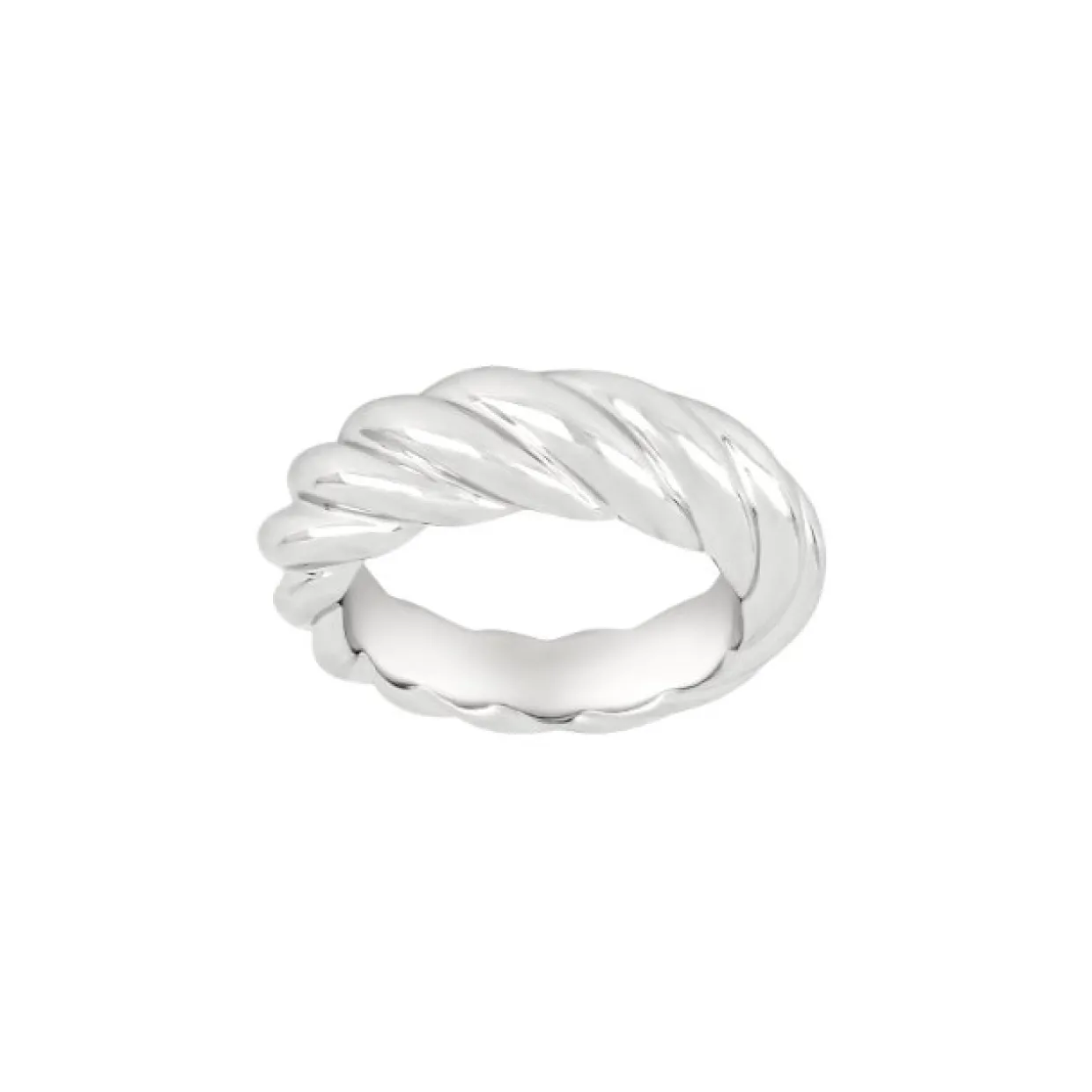 SIERSBØL SHAPE RING SØLV TWISTET - 112 018
