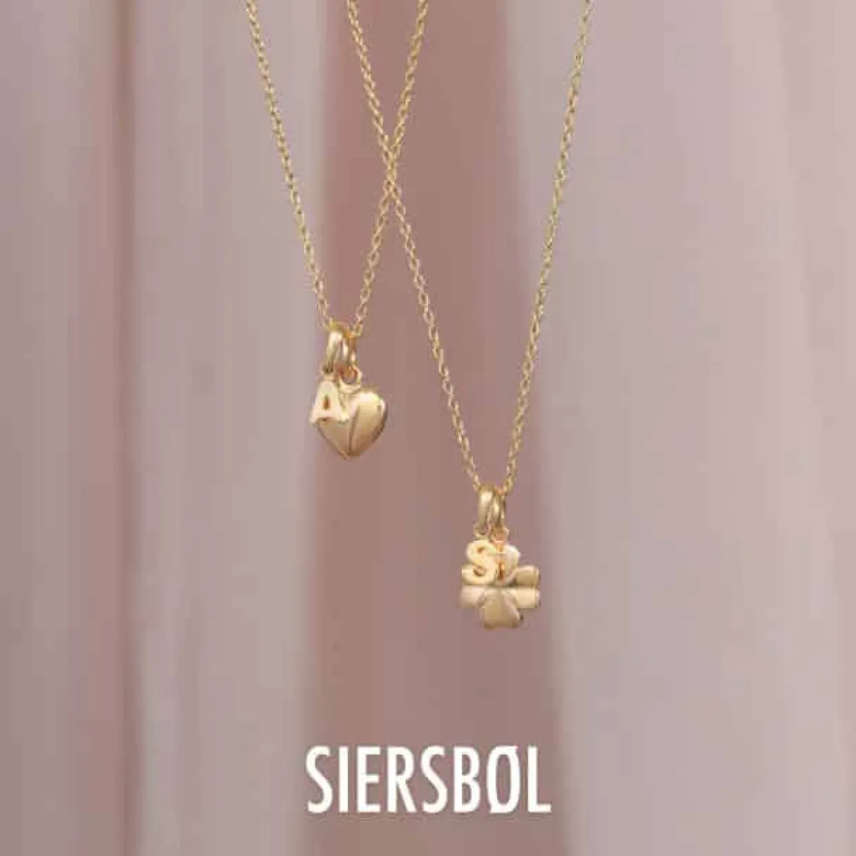 SIERSBØL VEDHÆNG 14 KARAT GULD BOGSTAV B - 20830770502