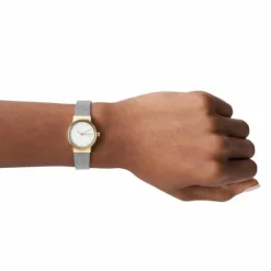 SKAGEN FREJA LILLE UR DAME TO FARVET - SKW2666