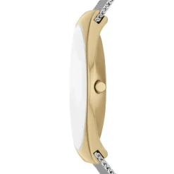 SKAGEN GRENEN UR HERRE 2 FARVET MED MESH LÆNKE - SKW6816