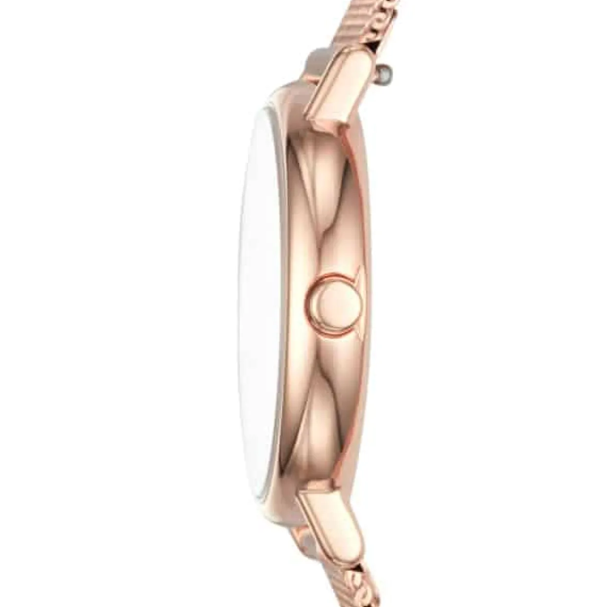 SKAGEN SIGNATUR LILLE DAME UR ROSA MESH LÆNKE MED LYS SKIVE - SKW2694