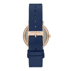 SKAGEN SIGNATUR LILLE ROSA MED BLÅ REM - SKW2838