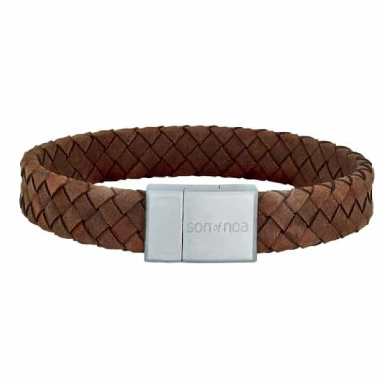 SON OF NOA ARMBÅND BRUN LÆDER 21 CM - 80970149221