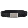 SON OF NOA ARMBÅND LÆDER SORT FLET 23 CM - 80970009123