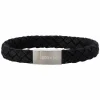 SON OF NOA ARMBÅND SORT KALVESKIND 21 CM 10 MM - 80970039121