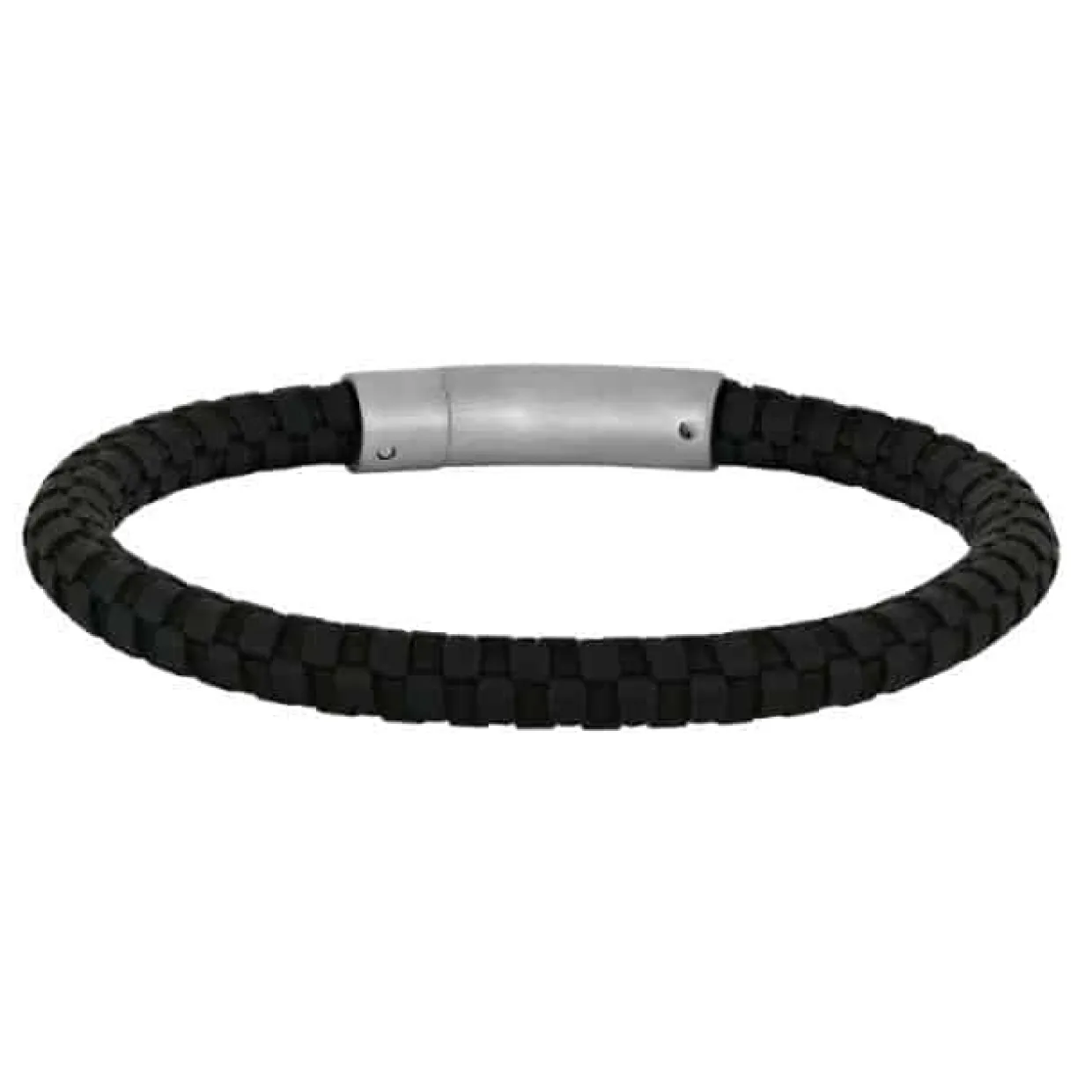 SON OF NOA ARMBÅND SORT KALVESKIND RUNDT 21 CM - 80970289121