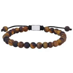 SON OF NOA ARMBÅND STÅL TIGER ØJE - 80980010000