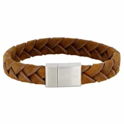 SON OF NOA BRUN LÆDER ARMBÅND 23 CM - 80970239223