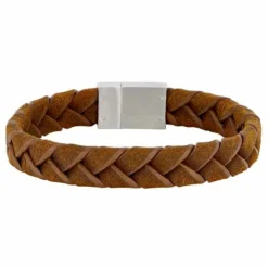 SON OF NOA BRUN LÆDER ARMBÅND 23 CM - 80970239223