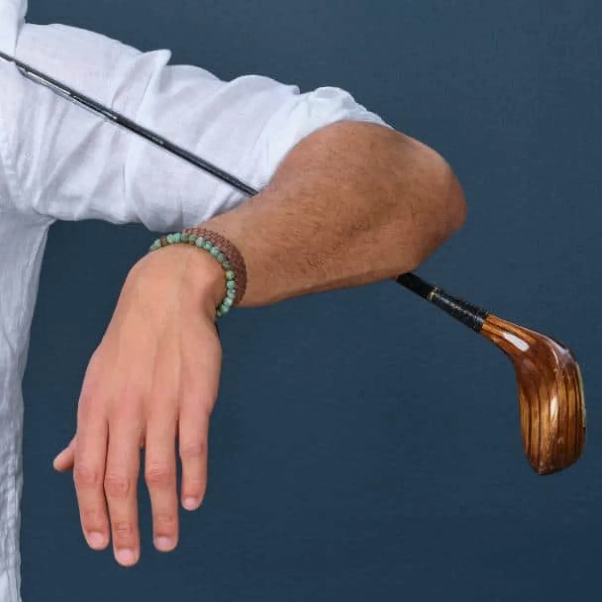 SON OF NOA KALVESKIND ARMBÅND BRUN 19 CM - 80970009219