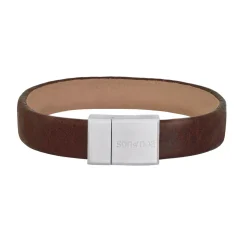 SON OF NOA LÆDER ARMBÅND BRUNT 21 CM