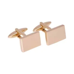 SON OF NOA MANCHETKNAPPER STÅL IP FORGYLDT BØRSTE - 40932222700