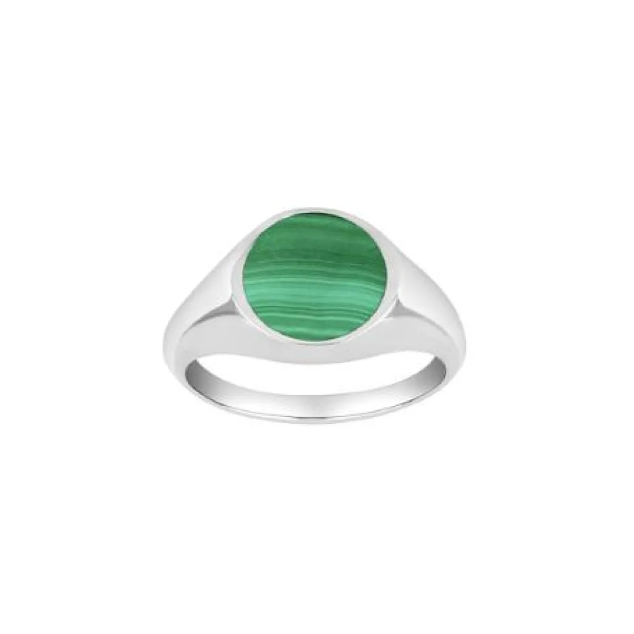 SON OF NOA RING SØLV MED GRØN MALAKIT - 167 009