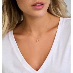 SPIRIT ICONS ASIA VEDHÆNG 14KT MED PERLE OG BRILLANT - 14326-45