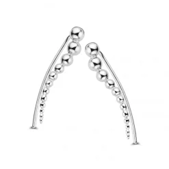 SPIRIT ICONS BOMBER ØRERINGE EARCRAWLER SØLV - 41161