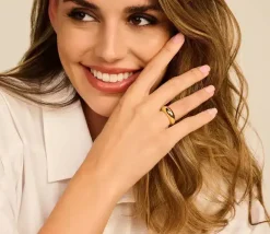 SPIRIT ICONS CALLAS RING FORGYLDT - 51402